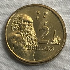 AUSTRALIA 2002 . TWO 2 DOLLARS COINS . HORST HAINE ABORIGINAL LEADER